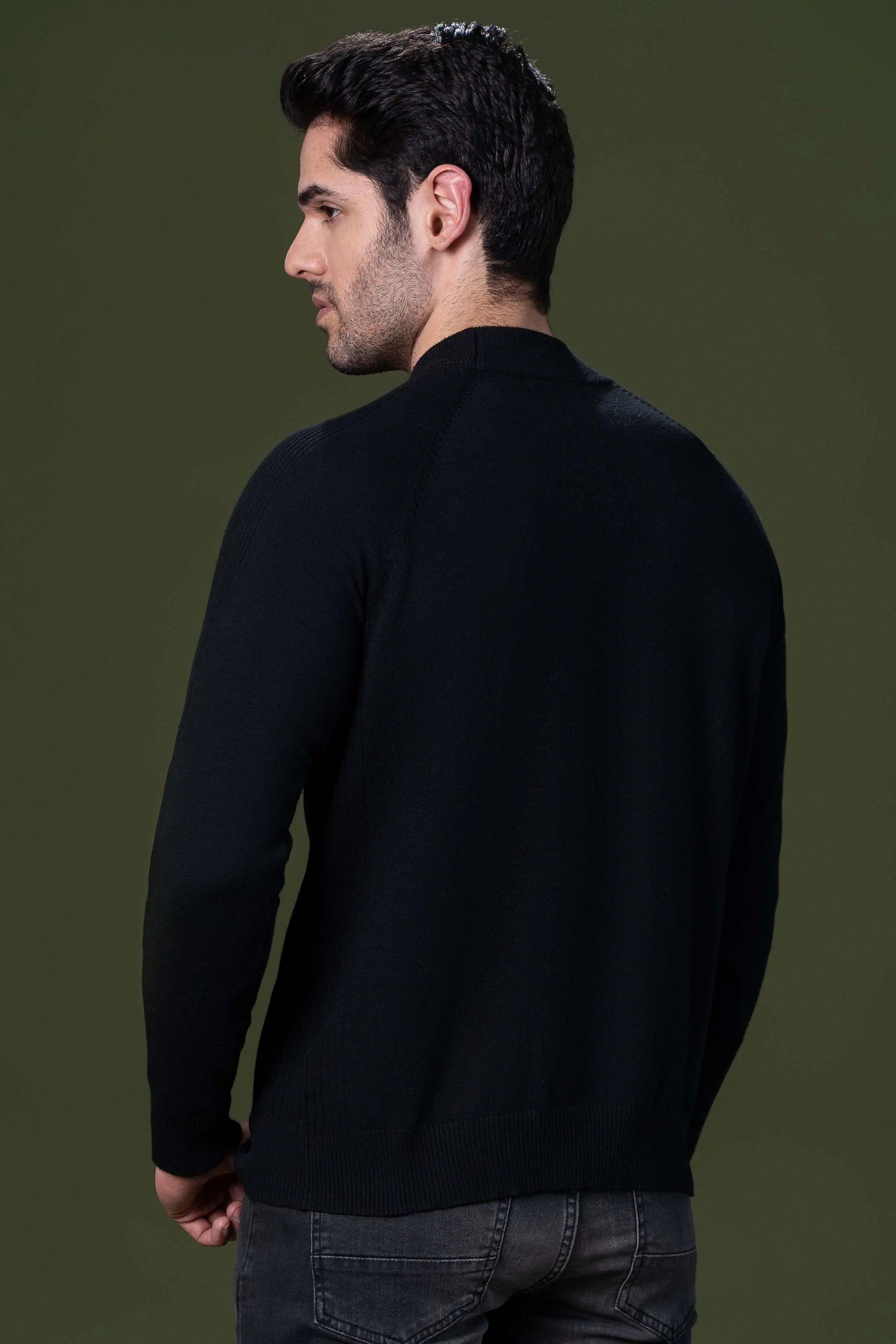 FULL SLEEVE SWEATER BLACK