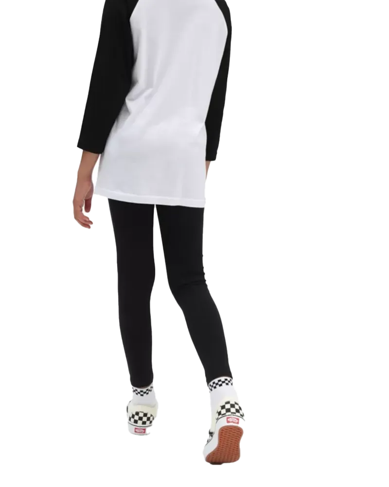 Girls Chalkboard II Leggings in Black & White