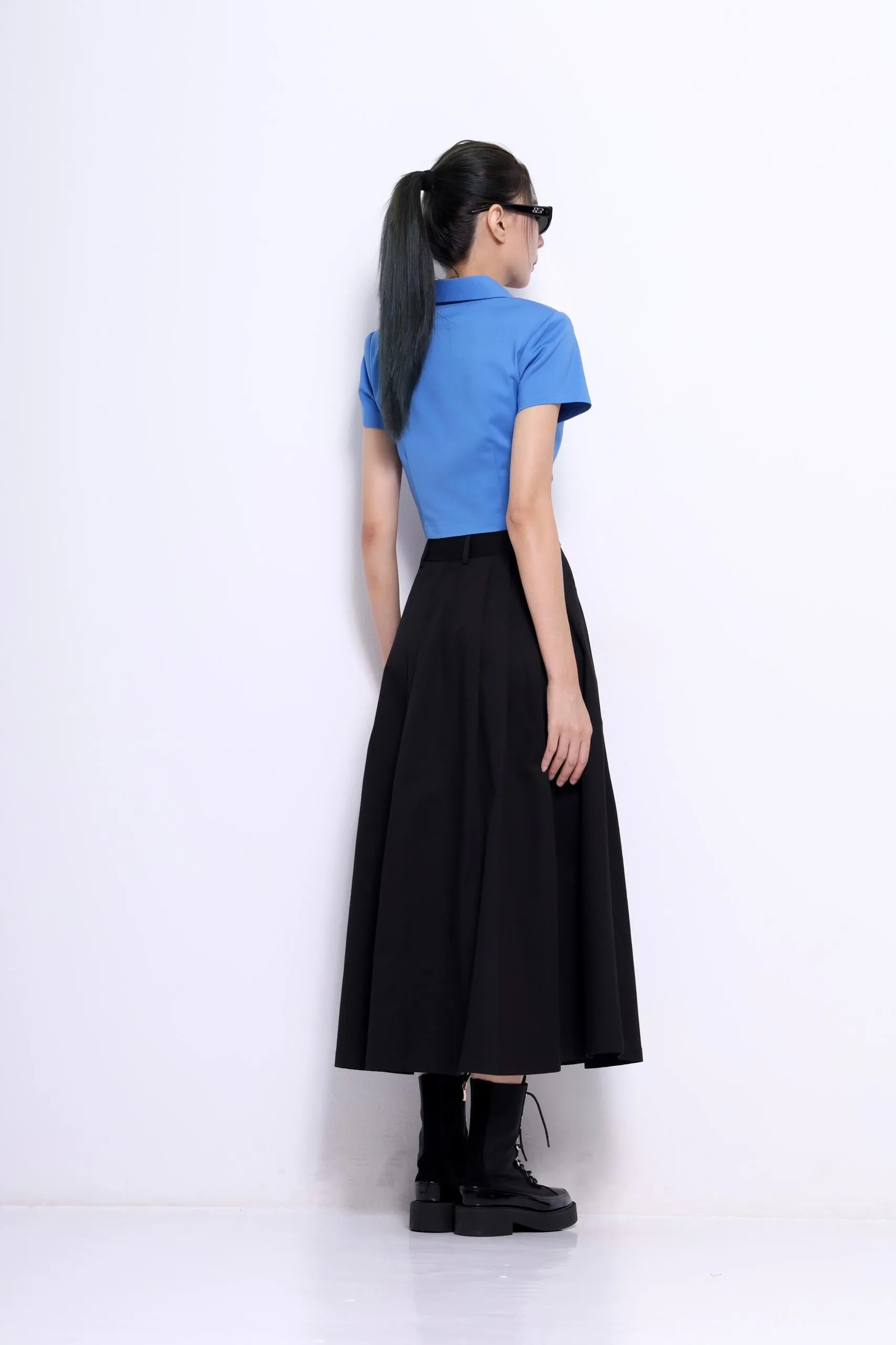 Giya A-line Pleated Skirt