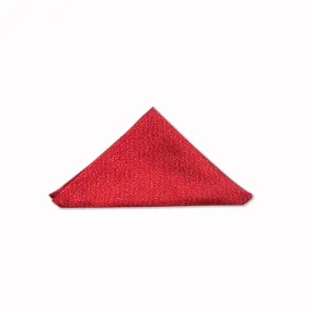 Glitter Pocket Square - Cinnabar