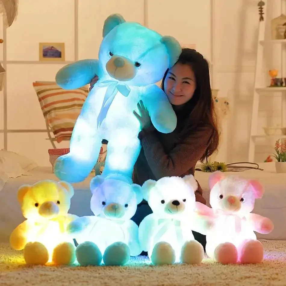 Glowing LED Teddy Bear