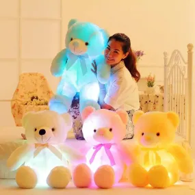 Glowing LED Teddy Bear