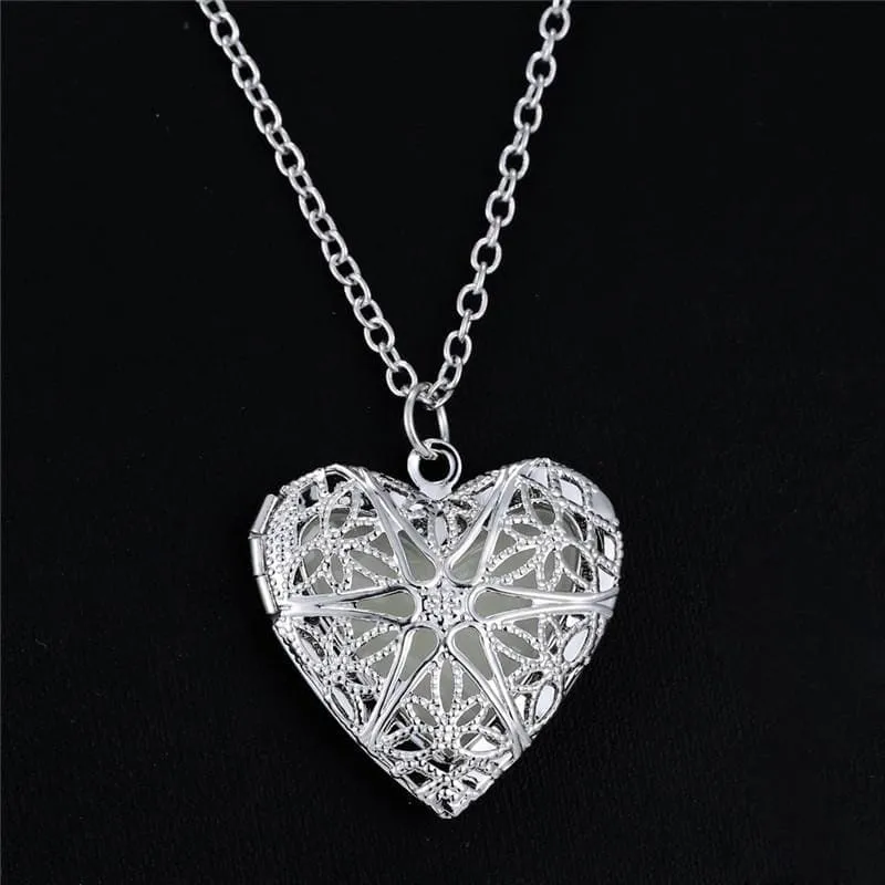 Glowing Love Heart Necklace