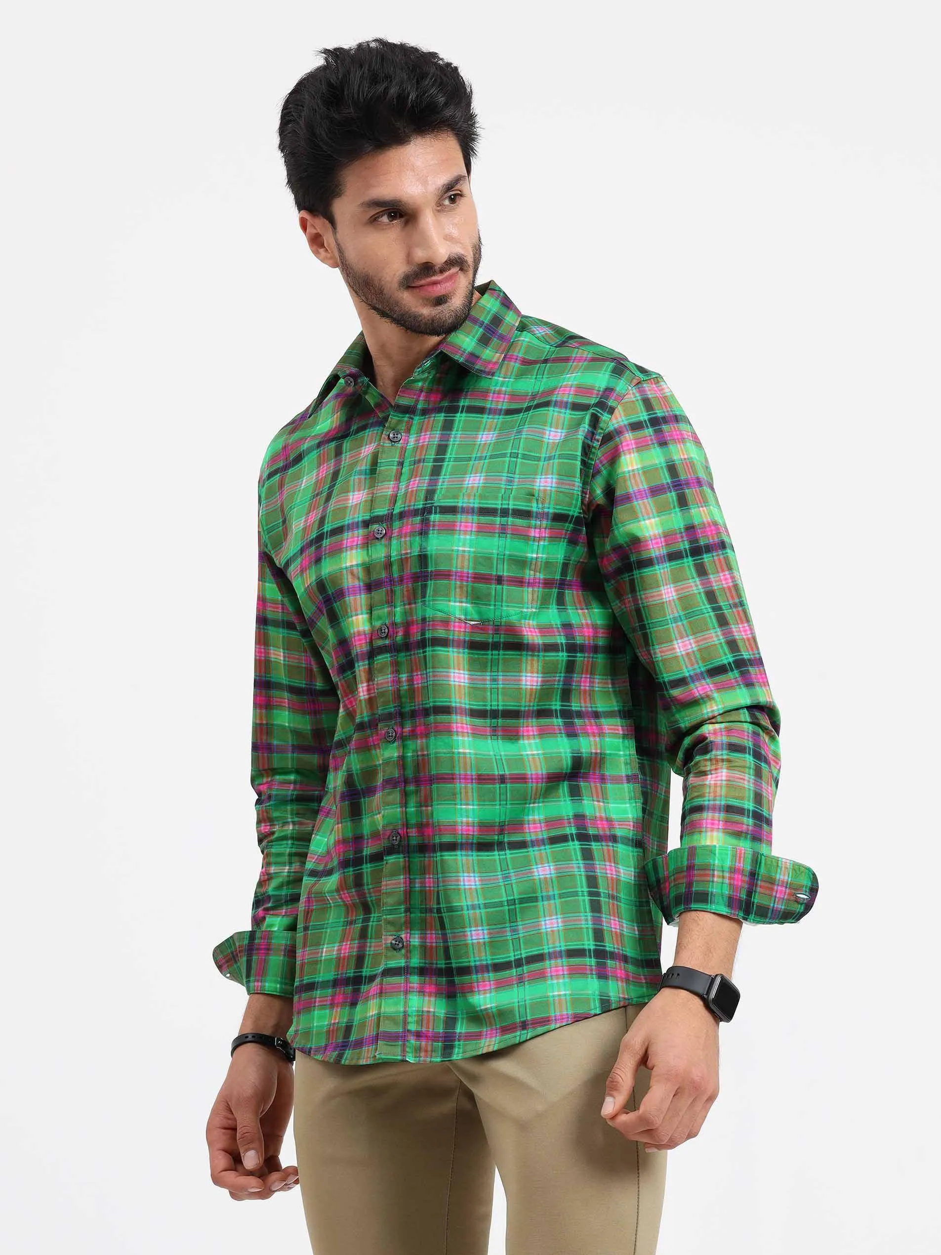 Good Old Checks Printed Full Sleeve Shirt