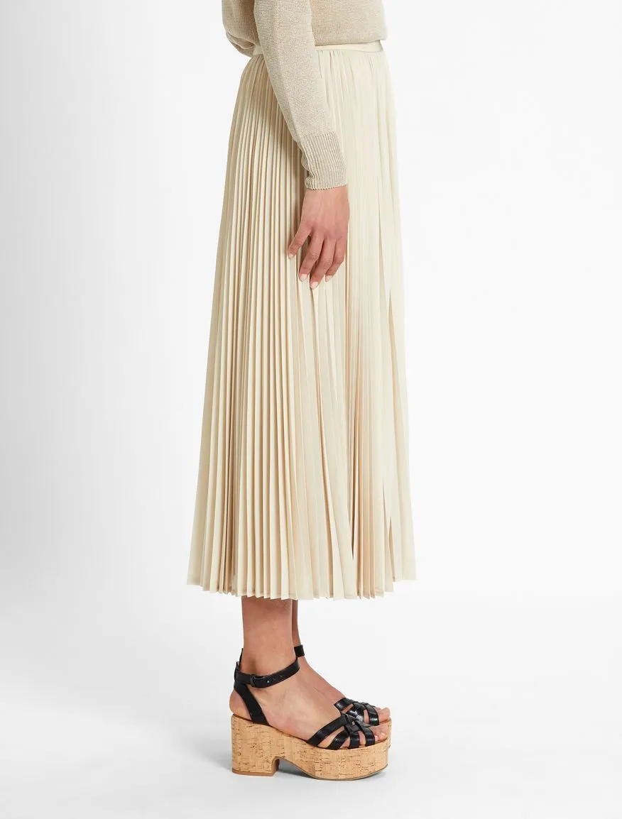 Grado Jersey Pleated Skirt