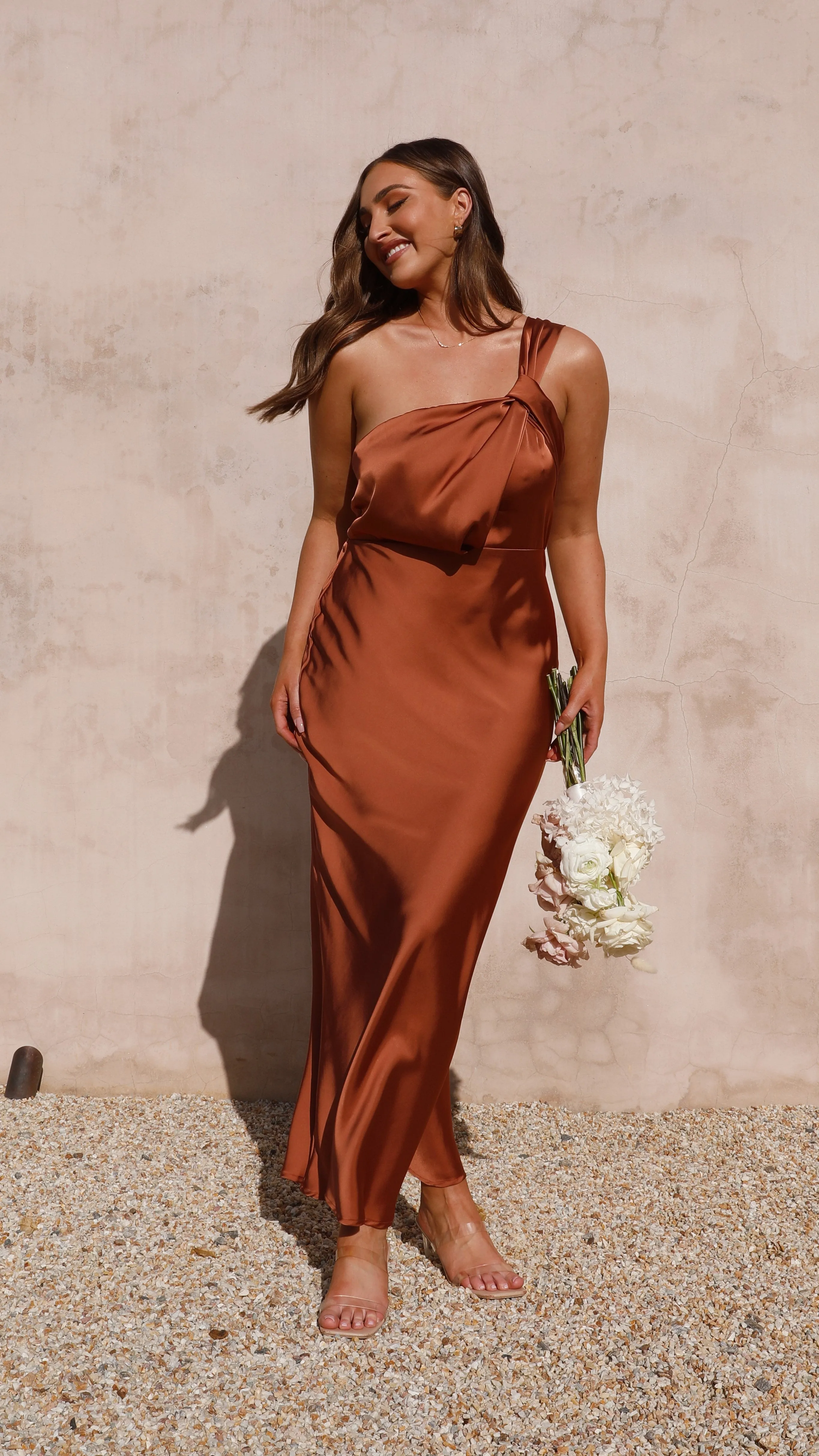 Greta Maxi Dress - Copper