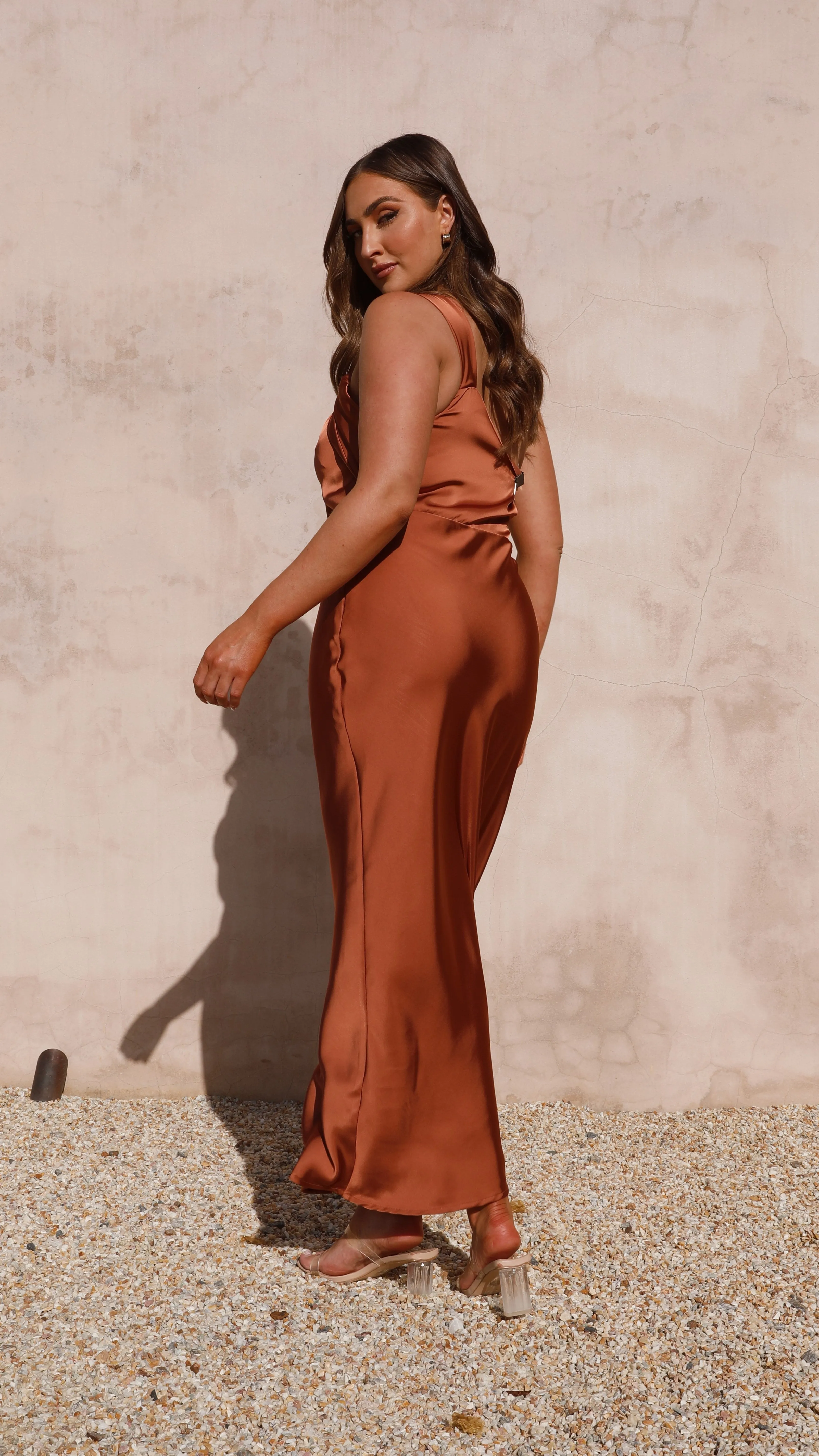 Greta Maxi Dress - Copper