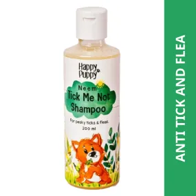 Happy Puppy Organic Tick Me Not Shampoo Neem for Dogs and Cats