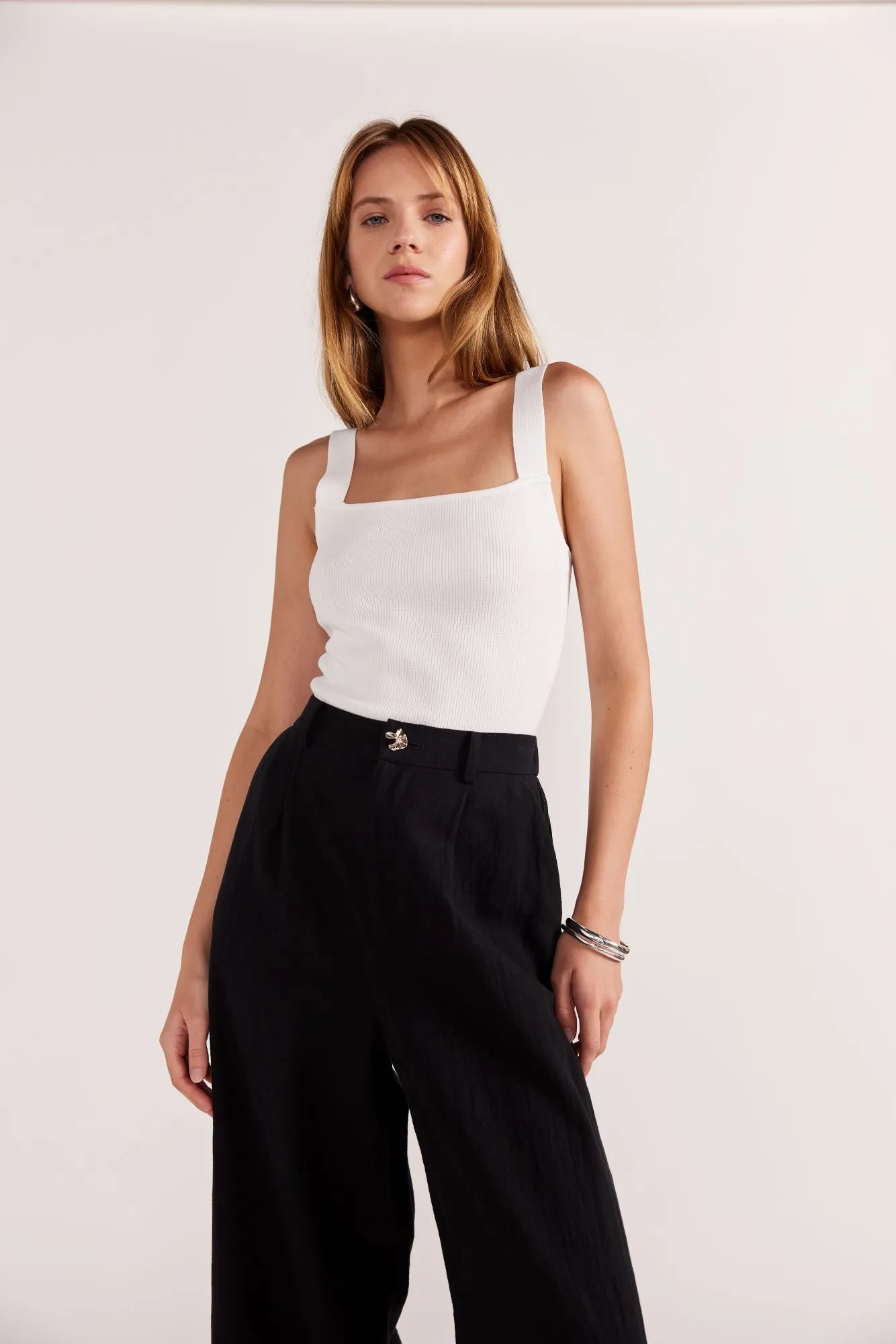 Harper Wide Leg Pants | Black