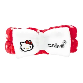 Hello Kitty Classic White Spa Teddy Headyband™ | Cruelty-Free & Vegan