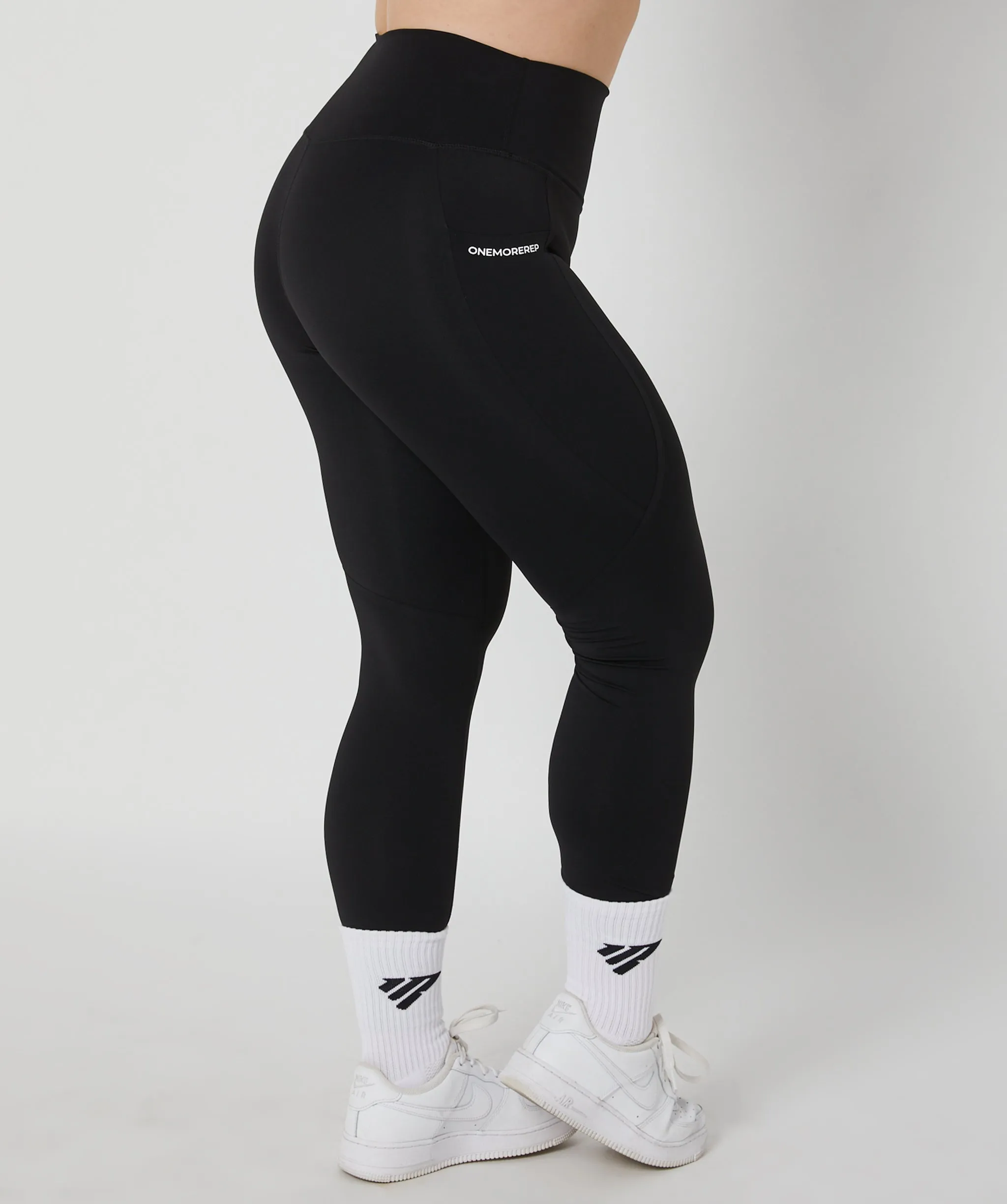 Hype Pocket Leggings Black V3 by OneMoreRep