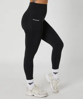 Hype Pocket Leggings Black V3 by OneMoreRep