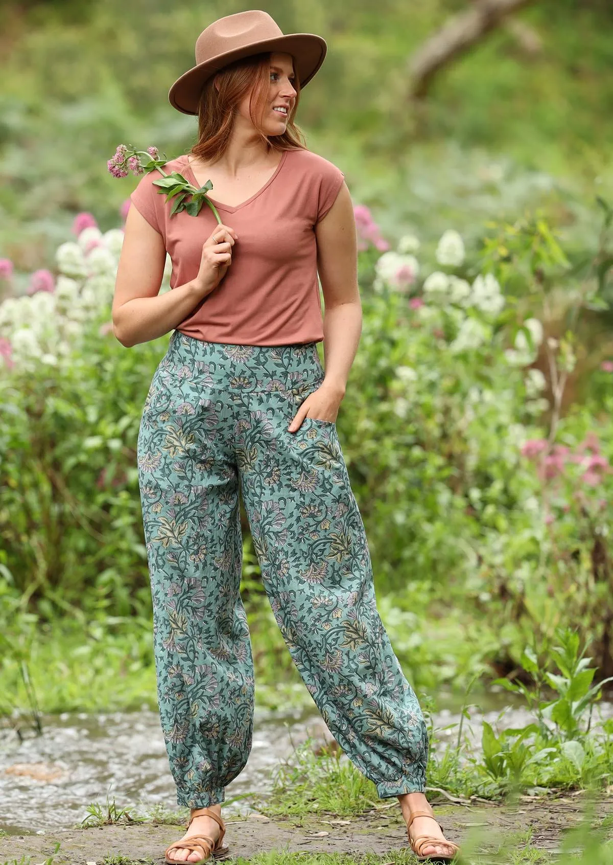 Karma East Acapulco Pants Sage