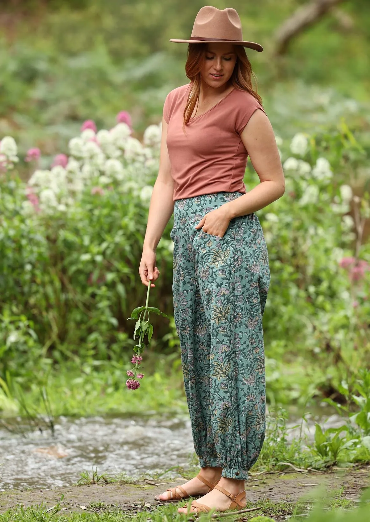 Karma East Acapulco Pants Sage