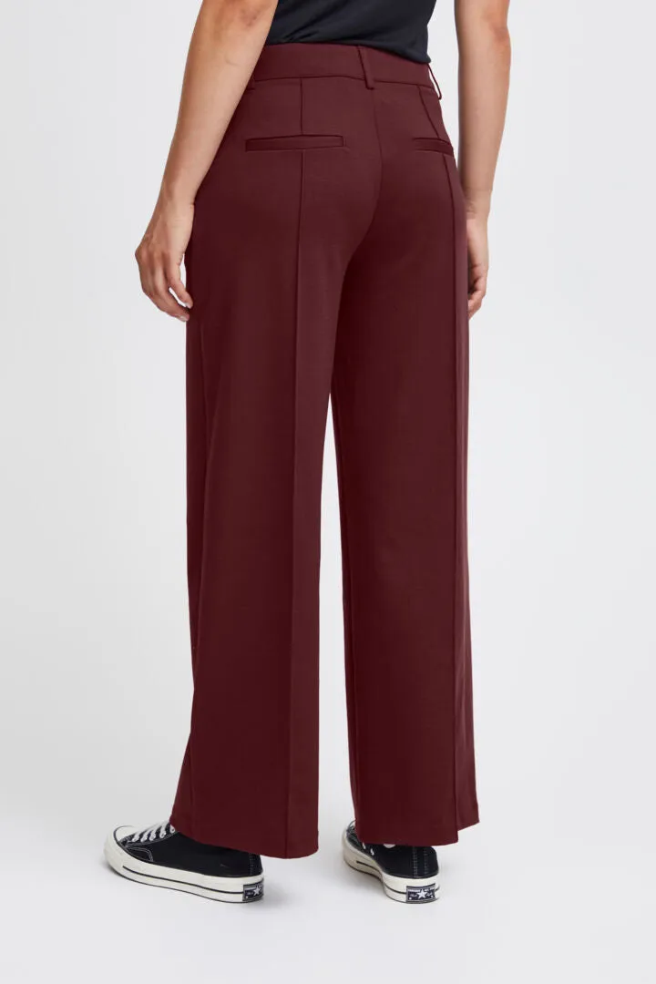 KATHY WIDE LEG TROUSERS (PORT ROYALE)