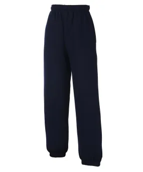 Kids premium elasticated cuff jog pants | Deep Navy