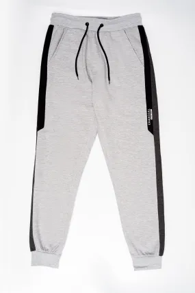 KNIT TROUSER HEATHER GREY