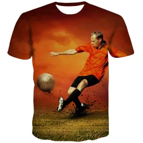 Lawn T shirts Men Football T-shirts Graphic Athletics Tshirts Cool Stadium T shirts Funny