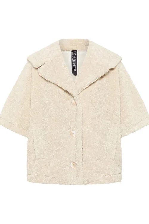 LES BLONDINETTES Cream Cape Jacket