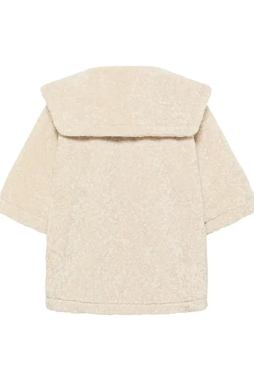 LES BLONDINETTES Cream Cape Jacket