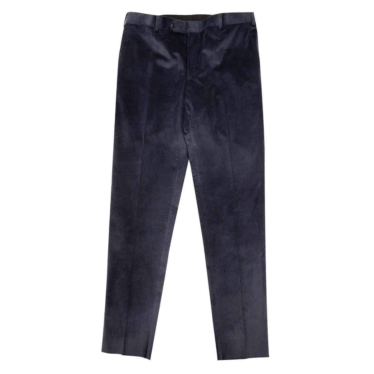 Light Navy Loro Piana Stretch Cotton & Wool Corduroy Trousers