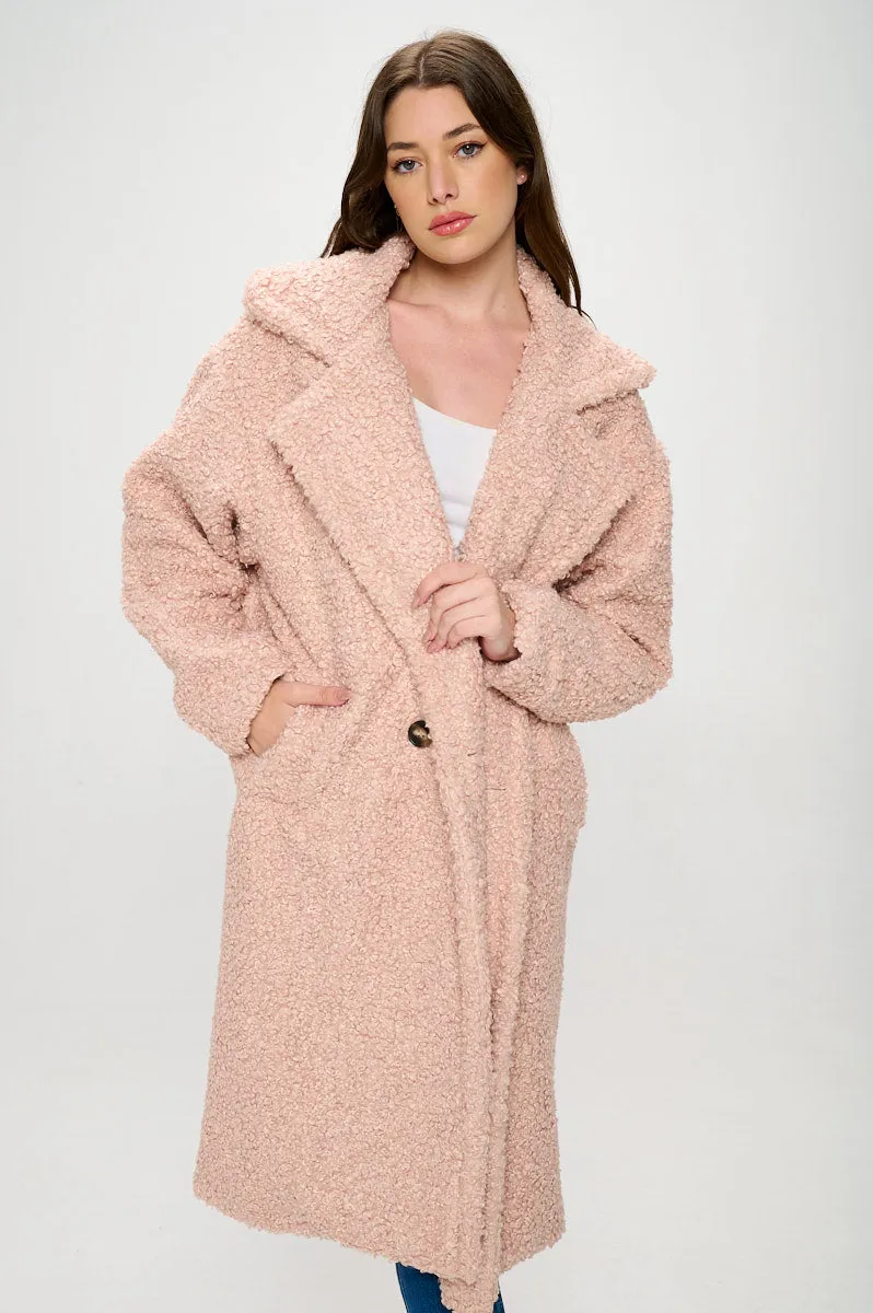 LONG TEDDY COAT