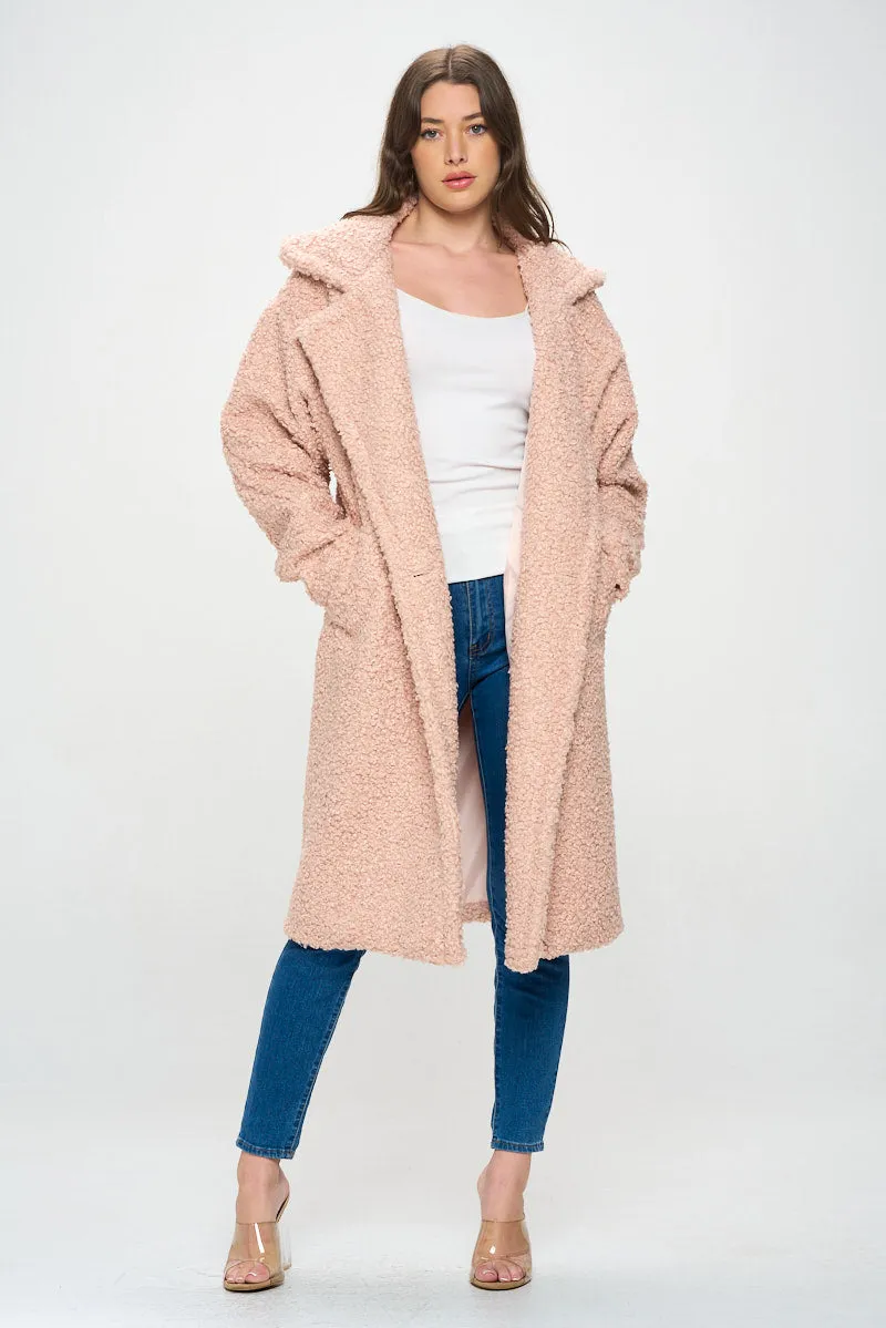 LONG TEDDY COAT