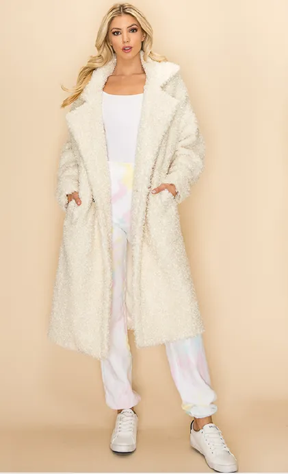 LONG TEDDY COAT