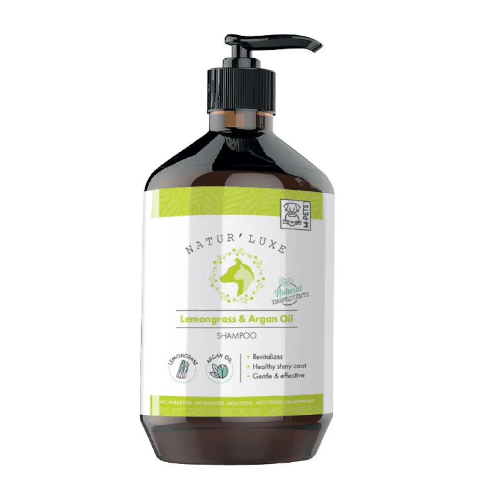 M Pets Natur'Luxe Lemongrass & Argan Oil Shampoo for Dogs and Cats