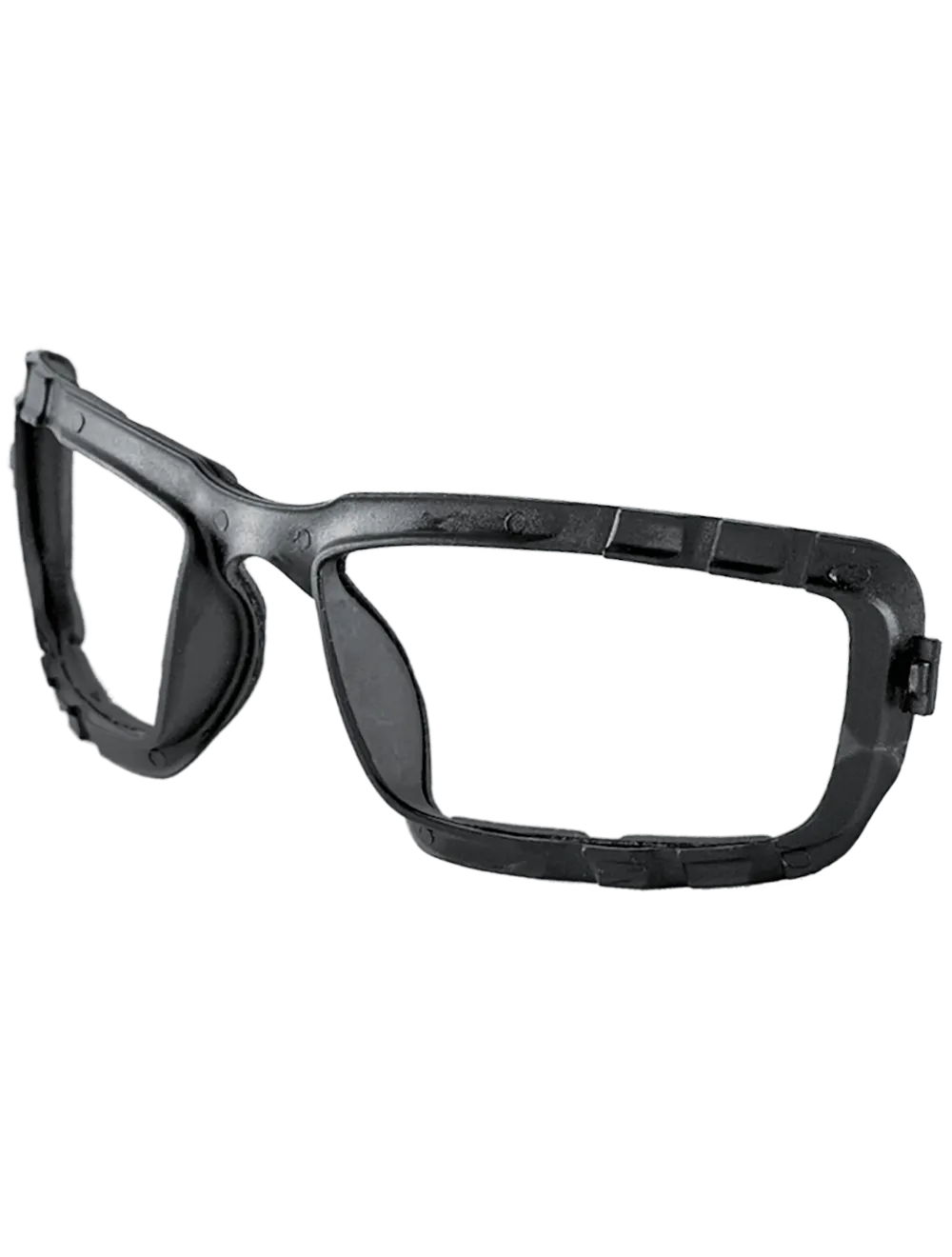 Maki® Clear Anti-Fog Lens, Crystal Black Frame Safety Glasses - BH1431AF