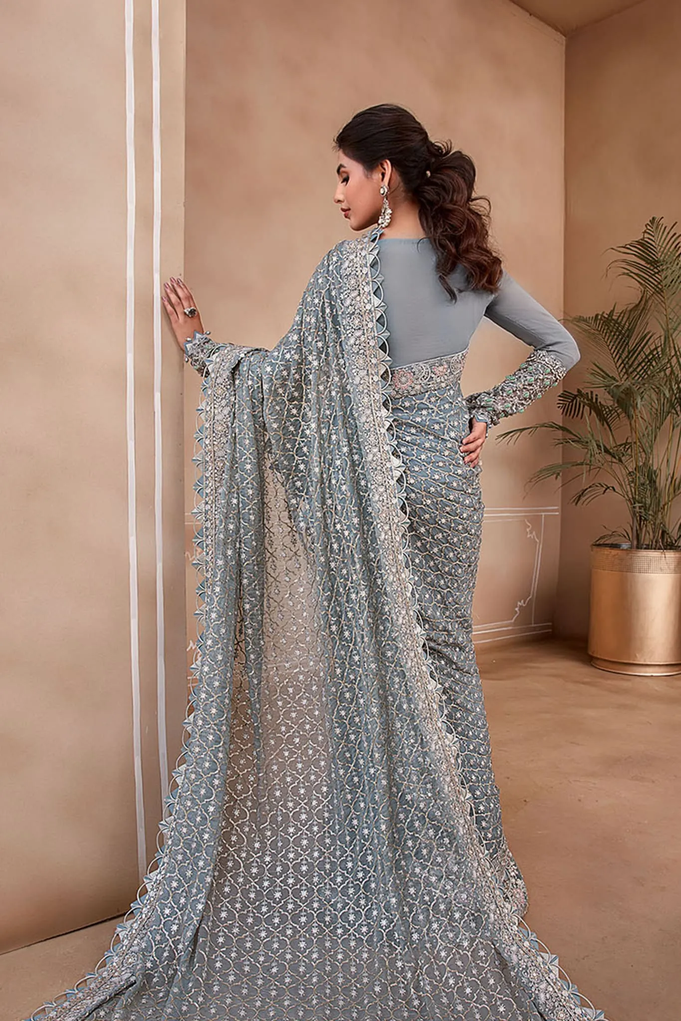 Maria B Mbroidered Unstitched 3 Piece Heritage Collection'2023-BD-2602