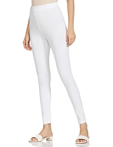 MAX Women's Regular Leggings (NOOSTULIP_White1_XL)