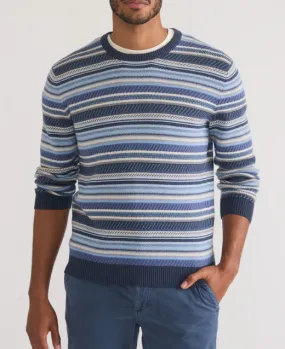 Men's Fleece Out Stripe Crewneck