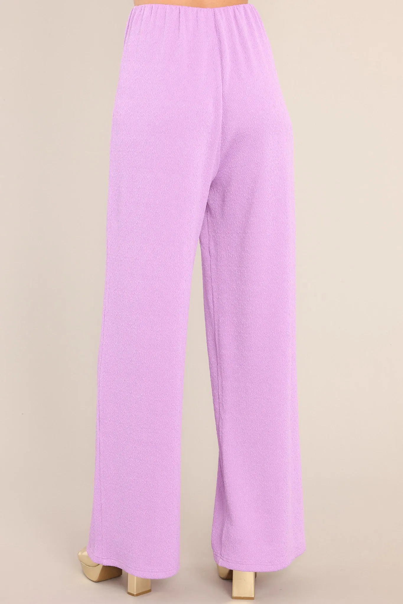 MINKPINK Unity Ring Textured Lilac Pants