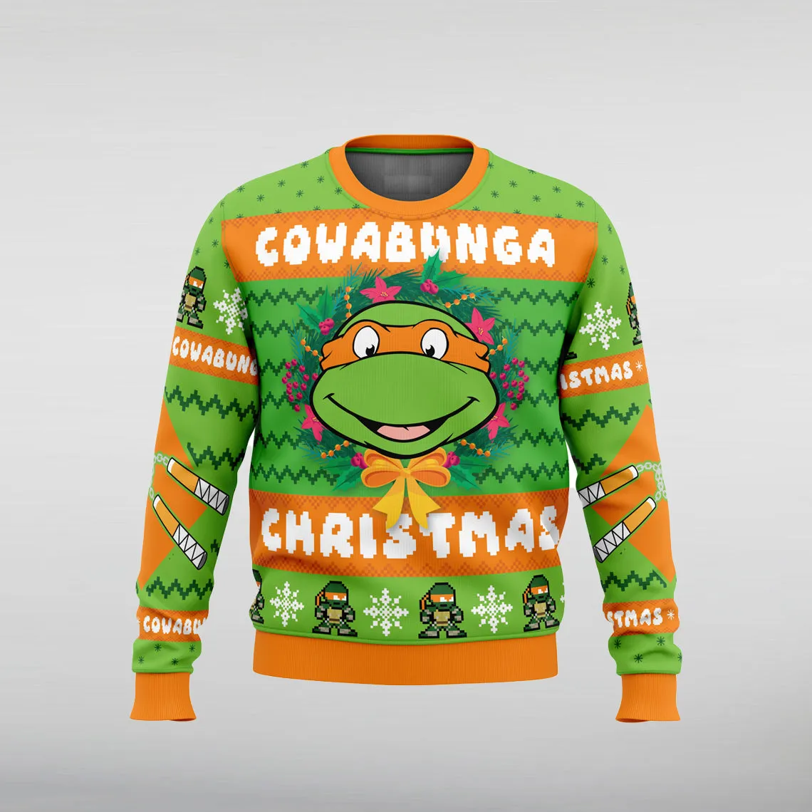 Ninja Turtles Xmas Cowabunga Christmas Sweater