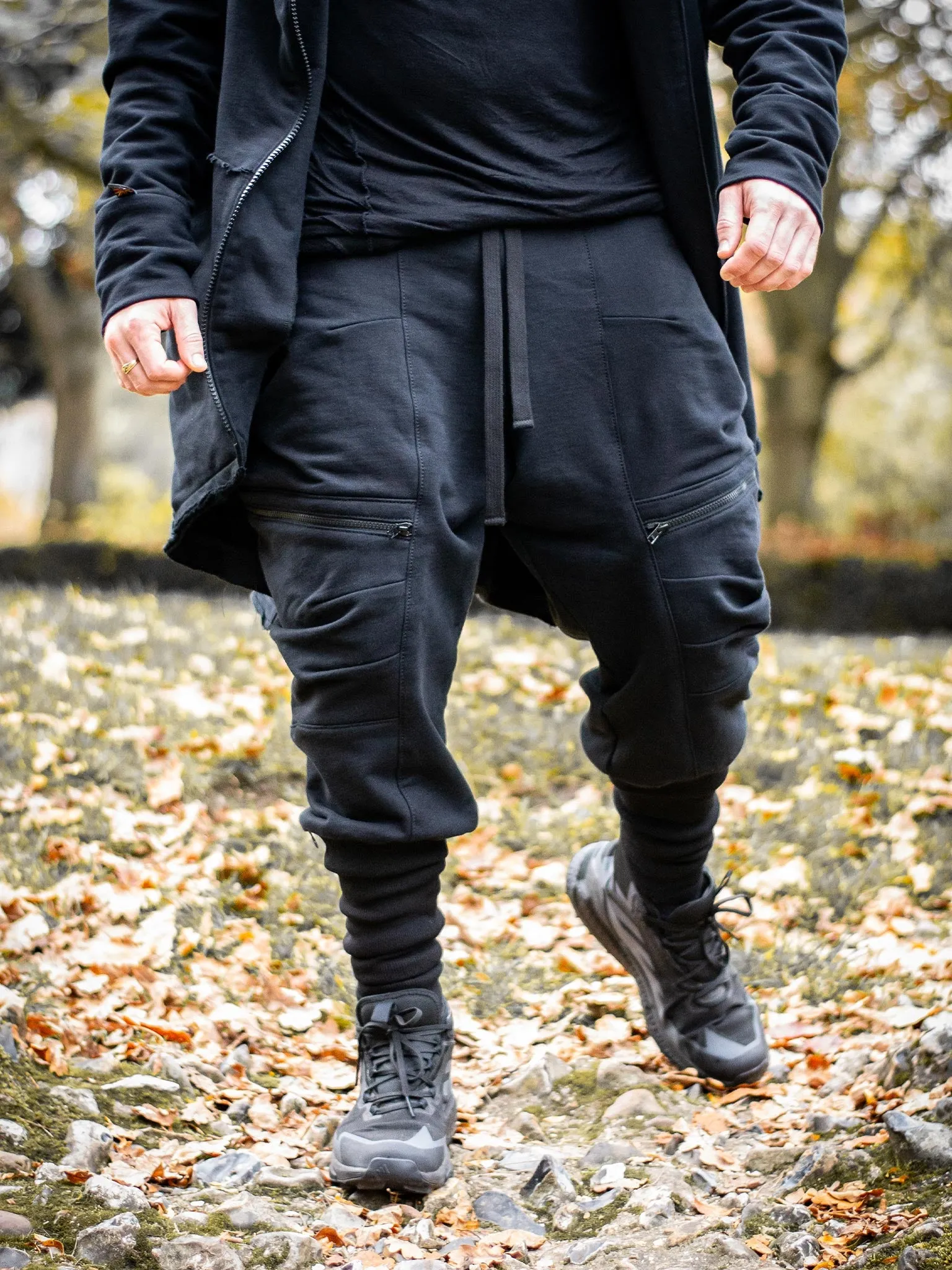 Nomadix V2 Men's Drop Crotch Joggers - 500gsm French Terry Loopback