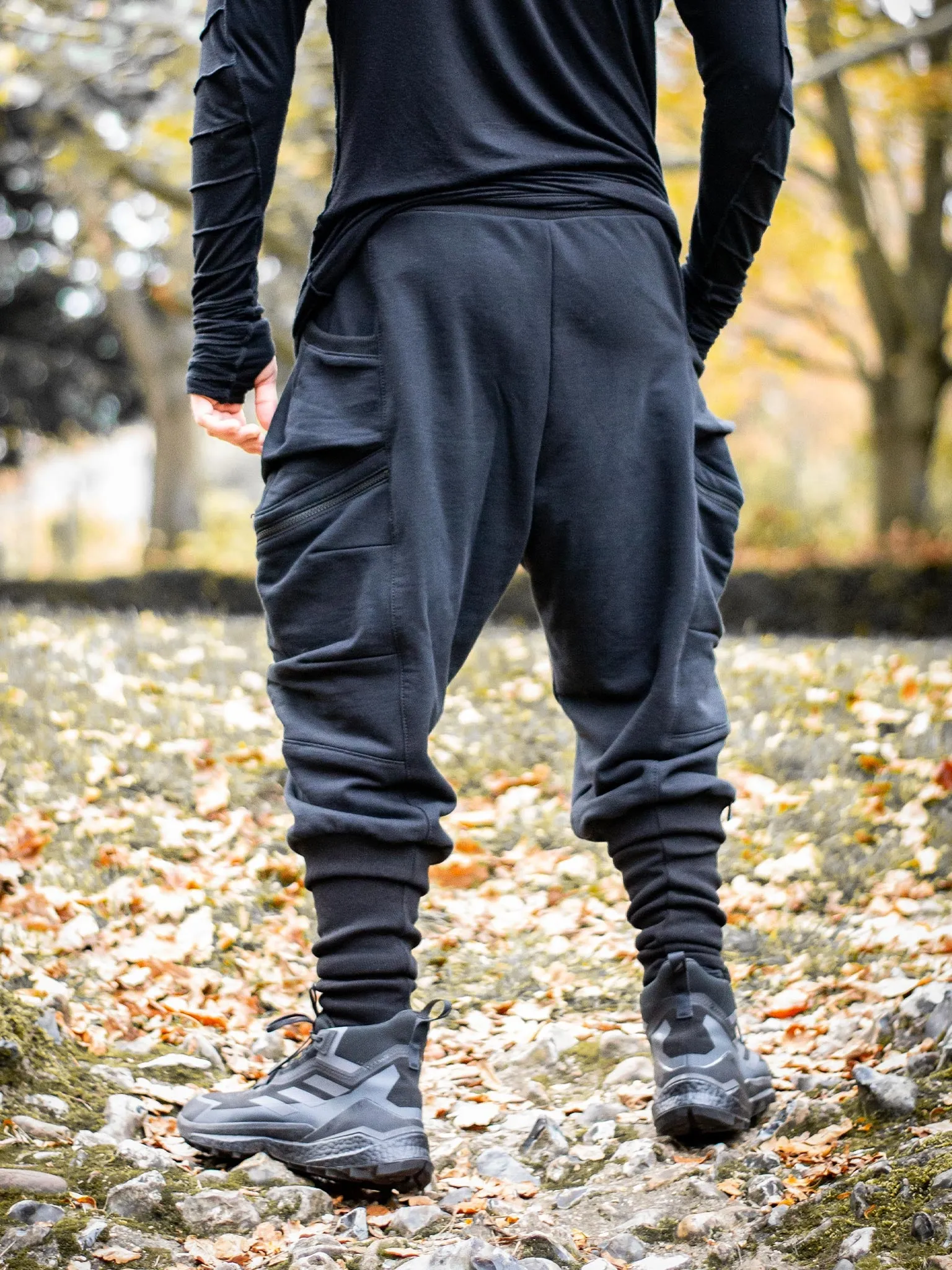 Nomadix V2 Men's Drop Crotch Joggers - 500gsm French Terry Loopback