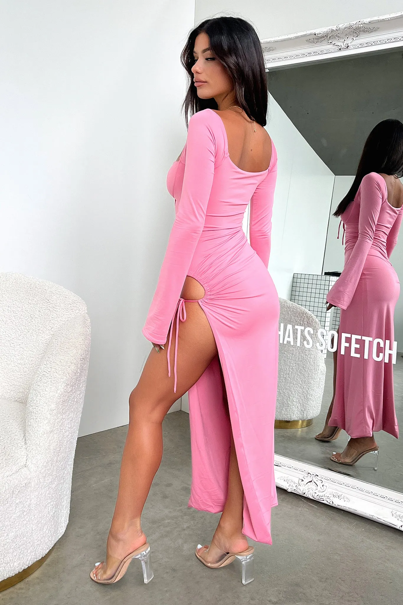 Noor Maxi Dress - Pink