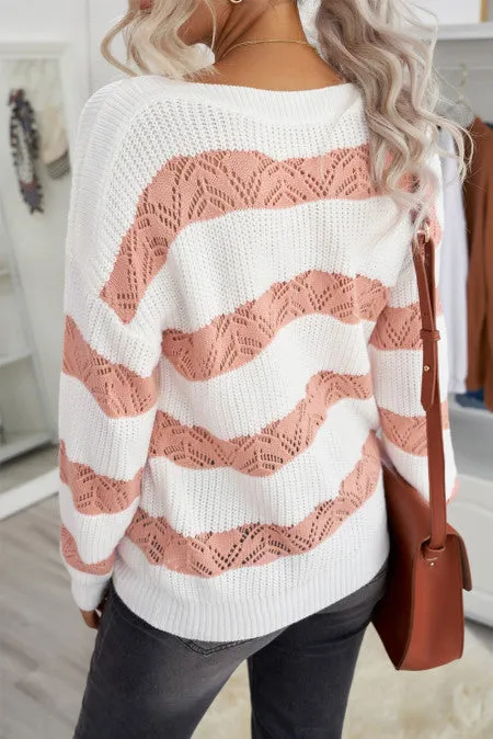 Nuoro Knitted Sweater (White)