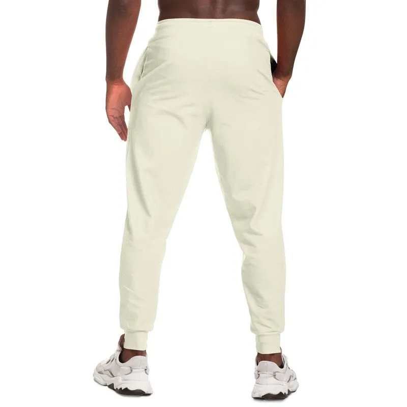 Pale Yellow Joggers | Unisex | with PLUS sizes | Bright Pale Yellow | C0M0Y10K0