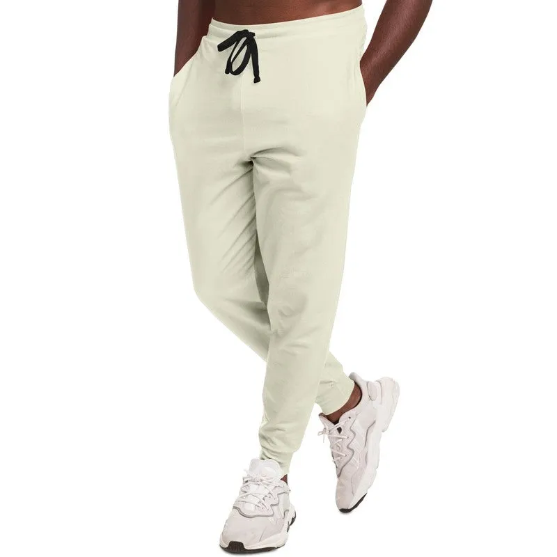 Pale Yellow Joggers | Unisex | with PLUS sizes | Bright Pale Yellow | C0M0Y10K0