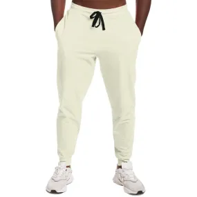 Pale Yellow Joggers | Unisex | with PLUS sizes | Bright Pale Yellow | C0M0Y10K0