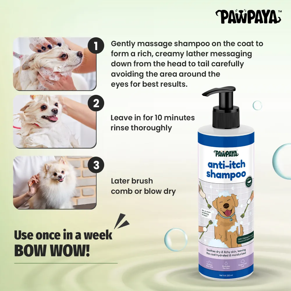 Pawpaya Anti Itch Shampoo for Dogs