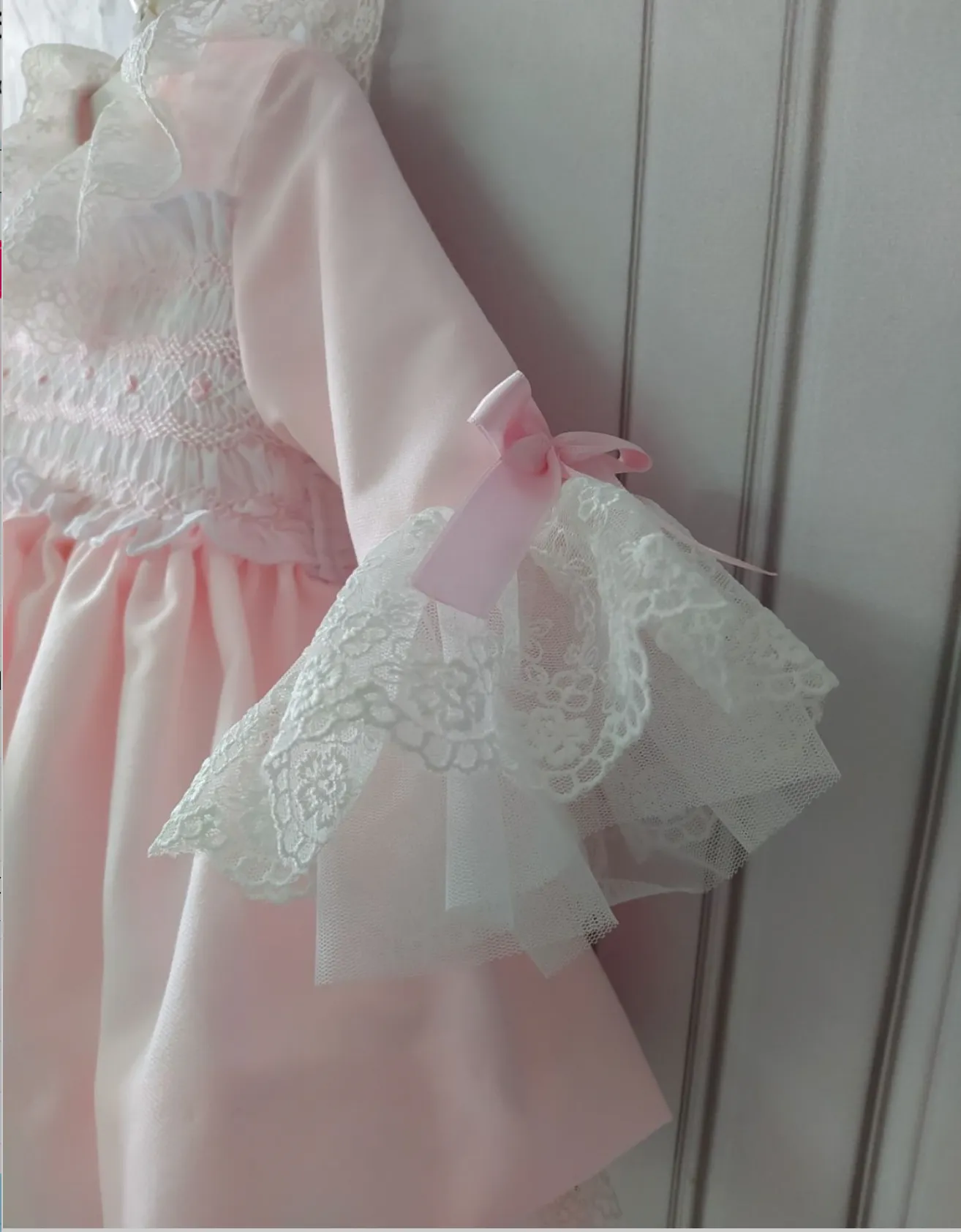 Pink Hand Smocked Dress