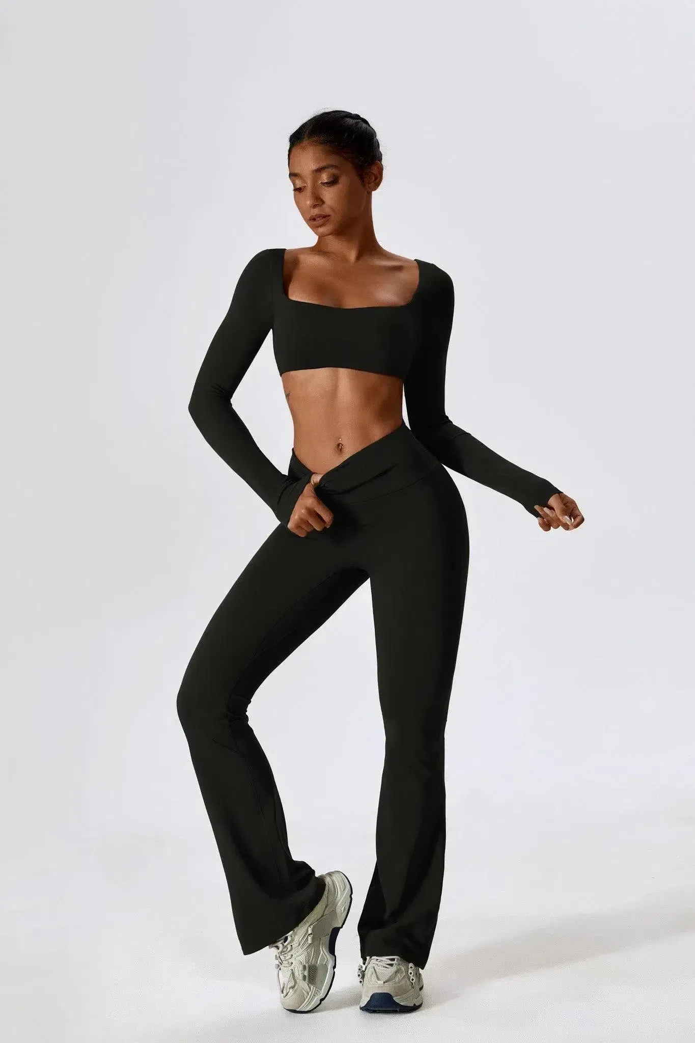 Priya – High-waisted fit – Flared leggings