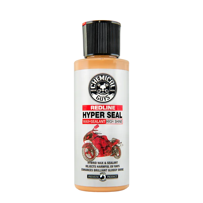 Redline Hyper Seal High Shine Wax and Sealant for Motorcycles (4 oz/118ml/pocketsize)