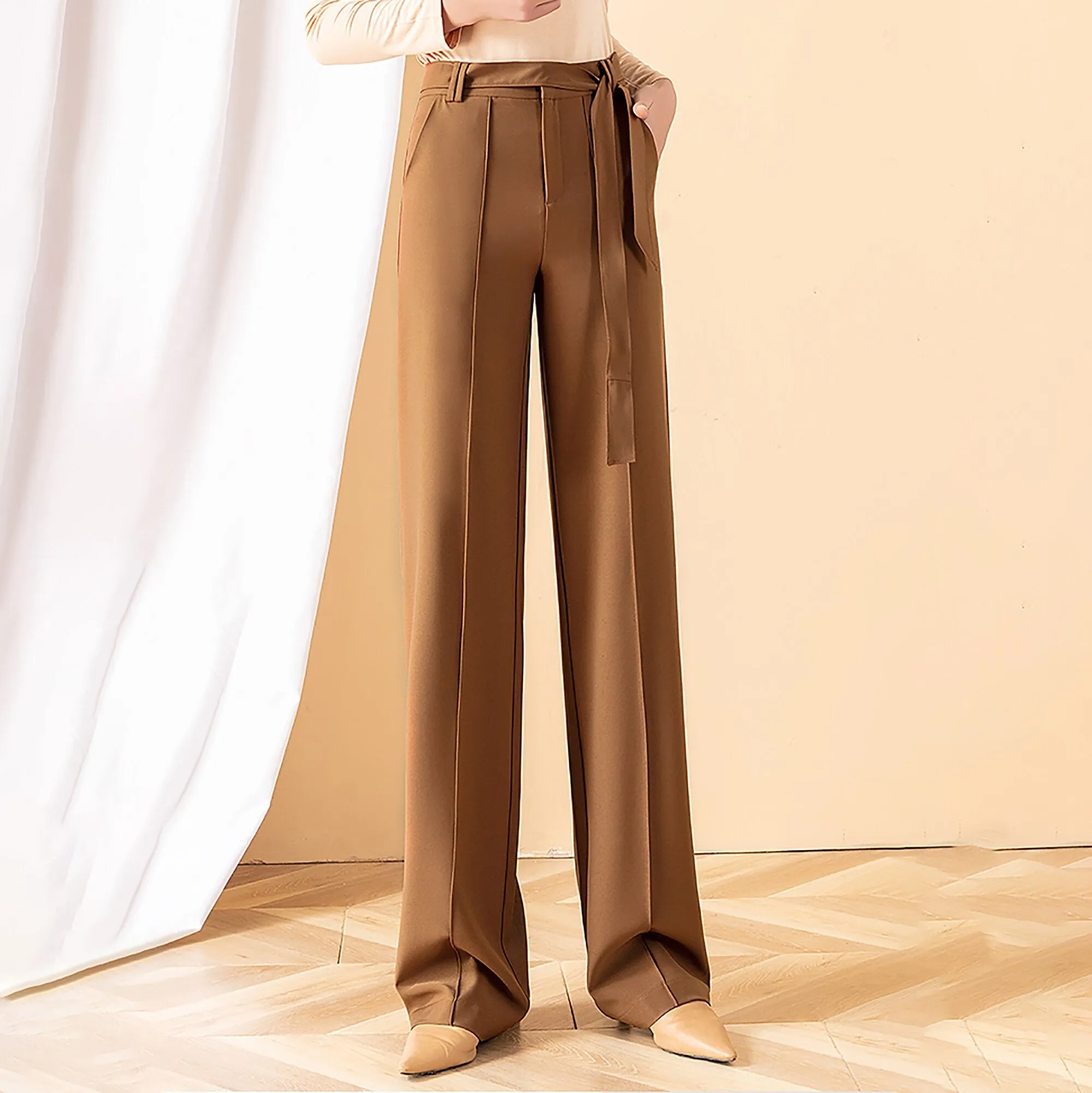 Relaxted Wide Leg Long Pants