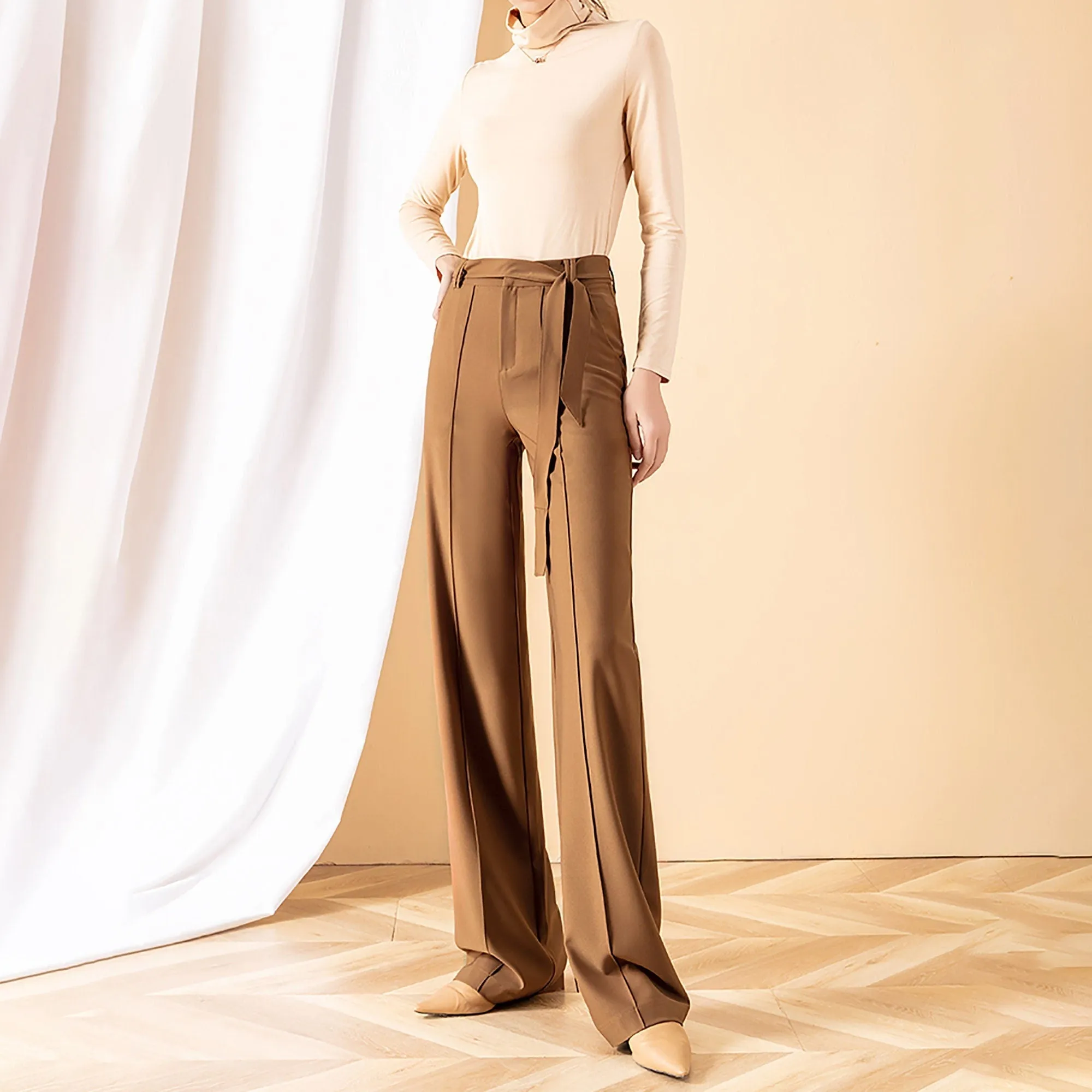 Relaxted Wide Leg Long Pants