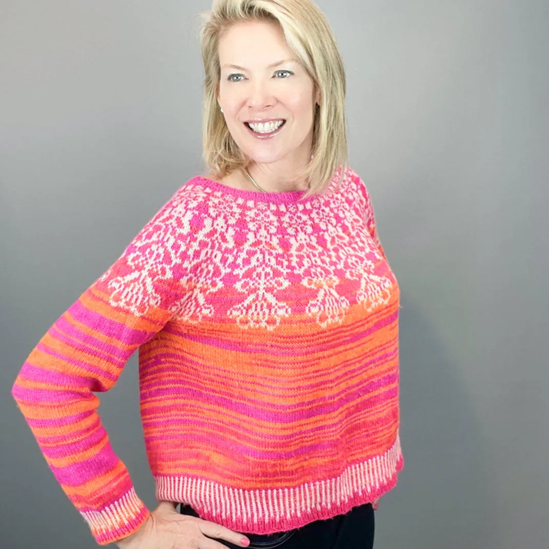 Rock the Casbah Sweater Knitting Kit | Artyarns Merino Cloud & Knitting Pattern