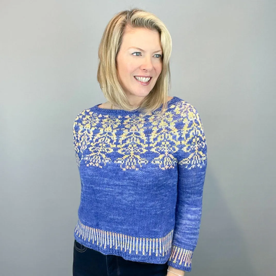 Rock the Casbah Sweater Knitting Kit | Artyarns Merino Cloud & Knitting Pattern